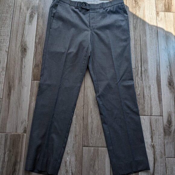 Joseph Abboud Men’s 2-Piece Gray Wool Suit 42R Jacket 34R Pants Union Made Canad - Picture 5 of 15